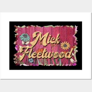 Classic Fleetwood Personalized Flowers Proud Name Posters and Art